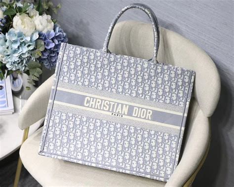 dior tote grey|Dior shopping tote.